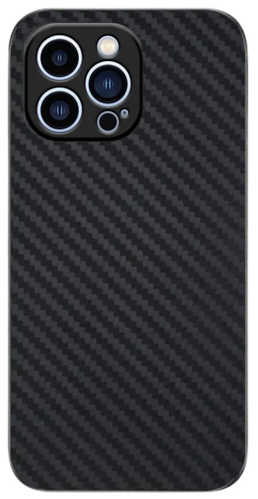 Силиконовый чехол Carbon (Карбон) для Apple iPhone 13 Pro Max / Айфон 13 Про Макс / Накладка / бампер