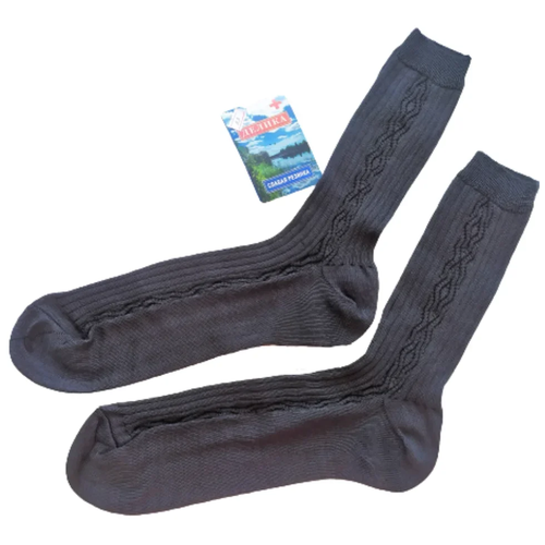 фото Комплект 3 пары в упаковке носки большого размера 33(47-48) делика серого цвета