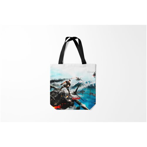 фото Сумка-шоппер / 40х40 см / геймерам / разные игры just cause burnettie