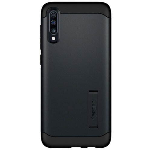 фото Защитный чехол spigen для galaxy a70 - slim armor - синевато-серый - 620cs26391