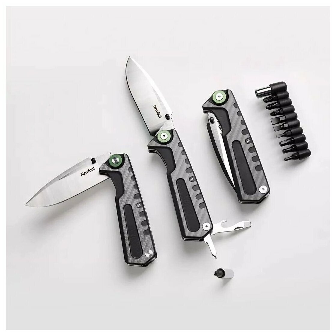 Xiaomi Нож-мультитул Xiaomi NexTool Multifunction Folding Knife Tactical EDС (NE20021)