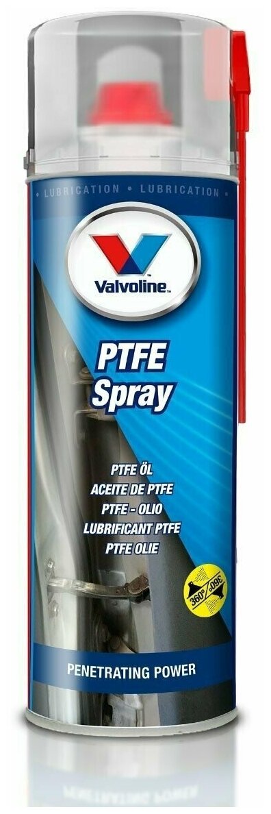 Универсальная смазка Valvoline PTFE Spray 500мл (887046)