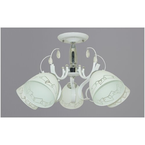 Потолочная люстра РС20779 WT+CR/5C Лига Света