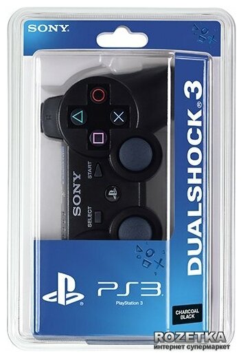 Беспроводной джойстик для PlayStation 3 DualShock 3 Sixaxis Wireless Controller Black