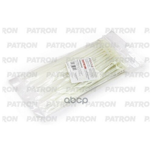 patron p48350w комплект пластиковых хомутов 4 8 х 350 мм 100 шт нейлон белые Комплект пластиковых хомутов 4.5 х 200 мм, 100 шт, нейлон, белые Patron P45200W