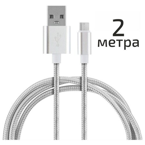 Кабель USB 2.0-type-C ENERGY ET-29-2 2,0м серебристый кабель energy usb type c 1 м золотой