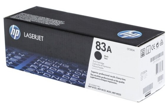 Картридж HP 83A Black для LaserJet Pro MFP M125/M127 (CF283A)