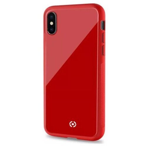 Чехол-накладка CELLY Diamond для Apple iPhone XS красный