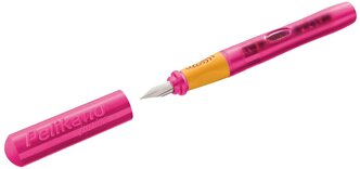 Ручка перьевая Pelikan School Pelikano Junior (PL970962), розовый, A, перо сталь нержавеющая, для правшей