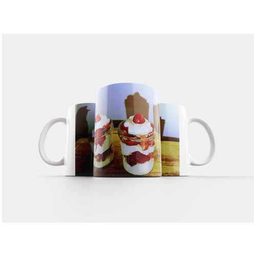 фото Кружка "искушение, кошка, десерт" 320 мл lotsprints