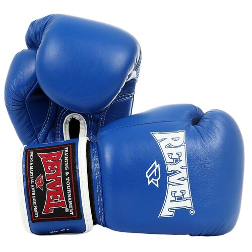 Перчатки боксерские Reyvel 80 синие (12 унций)
