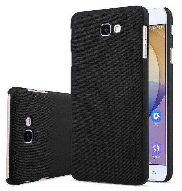 Накладка Nillkin Frosted Shield пластиковая для Samsung Galaxy J7 Prime (G610/On7 (2016)) Black (черная)