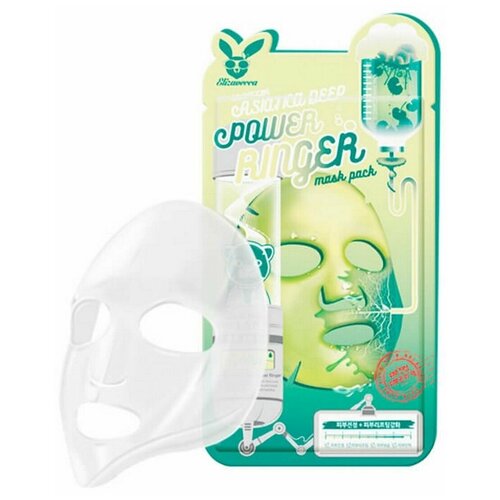 Elizavecca Маска тканевая для лица с центеллой - Centella asiatica deep power ring mask pack, 23мл