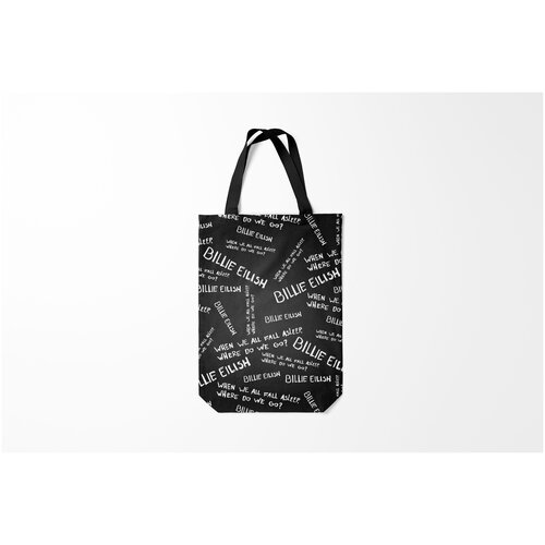 фото Сумка-шоппер / 31х42 см / разная музыка / billie eilish where do we go burnettie