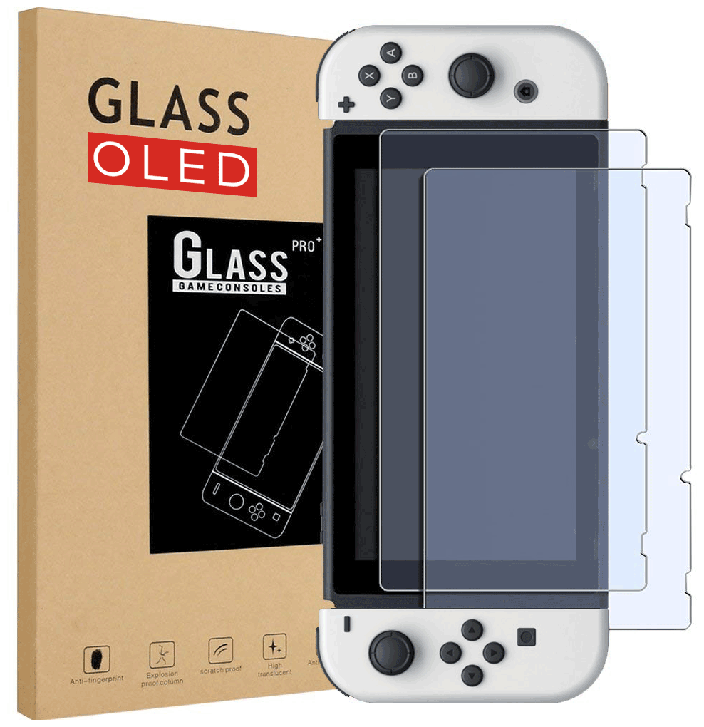 Защитное стекло Glass PRO Premium Tempered для Nintendo Switch модель OLED (2 шт)