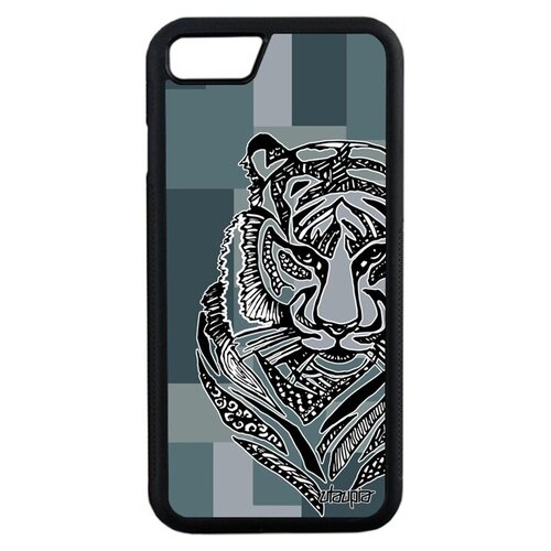 фото Стильный чехол на телефон // apple iphone 7 // "тигр" джунгли охота, utaupia, серый