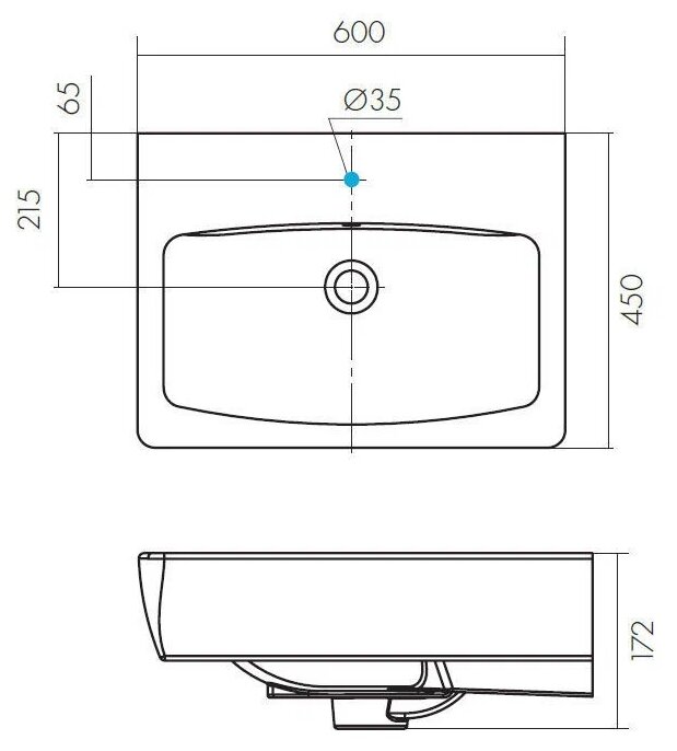 Раковина для ванной Santek НЕО-60 (WH302186)