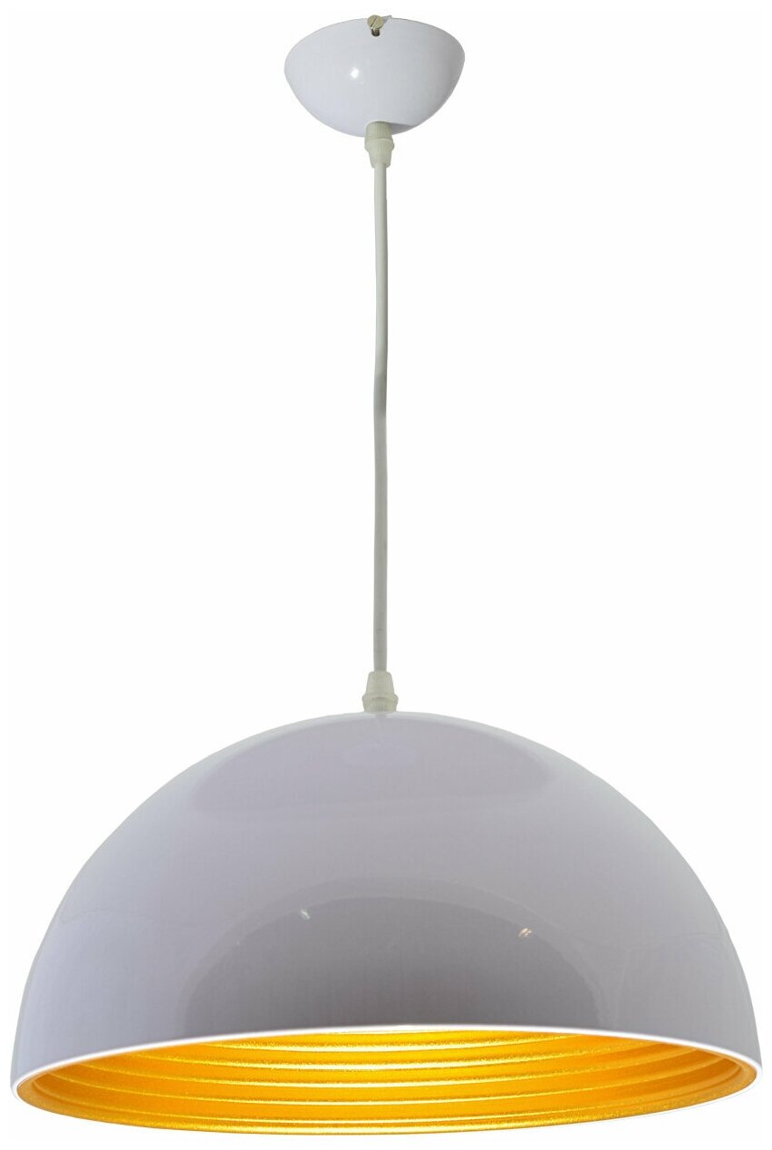 Светильник подвесной люстра потолочная E27 PNL.001.300.04 белый/золото