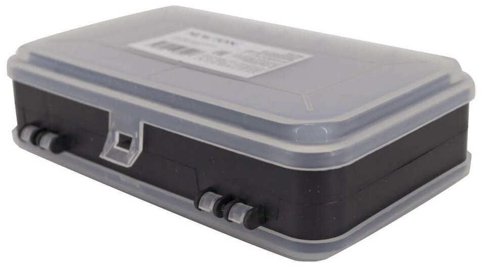 Органайзер для хранения, строительный / ящик для инструмента CET 7" двухсторонний, переработанный пластик, 17.5x10.6x4.6 см, черный - фотография № 8