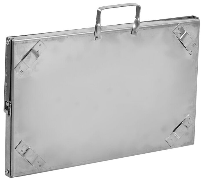 Мангал-дипломат №2 400х250х400, нержавеющая сталь 1,5 мм, с шампурами, в сумке - фотография № 4