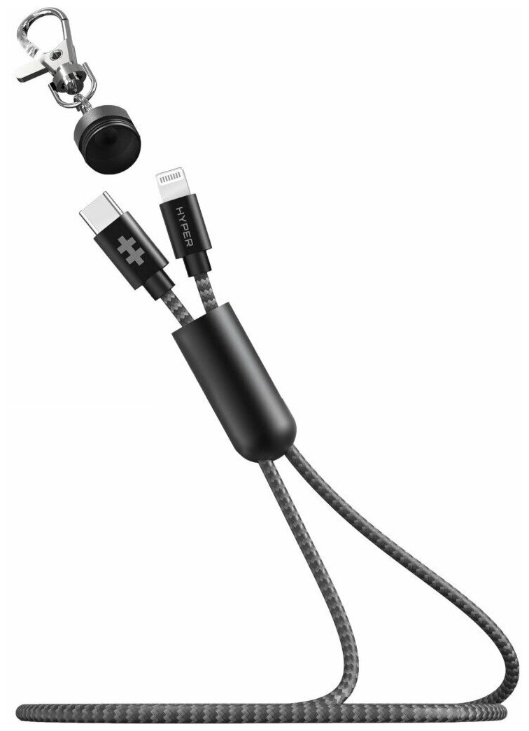 Аксессуар HyperDrive Lanyard USB-C to Lightning 1m HD-CLM303