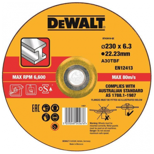 Шлифовальный круг DEWALT DT43919