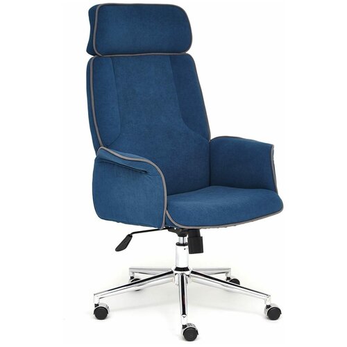 Кресло CHARM флок , синий, 32