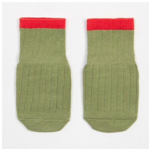 Носки детские MINAKU со стоперами цв. зеленый, р-р 14 см