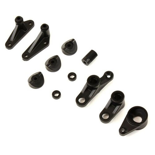STEERING ARMS, FRONT CHASSIS STAY & SERVO SAVER PLASTIC PARTS Team Durango (запчасти) TD320079 2pcs 1 10 rc steering linkage for tamiya tt02 51528 upgrade b parts