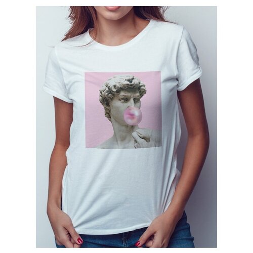 фото Футболка dream shirts, размер 2xl, белый