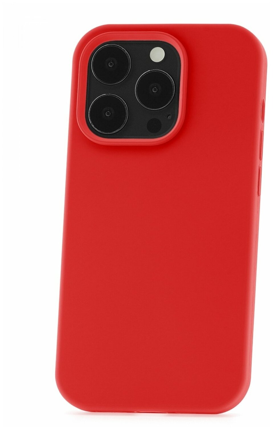 Чехол для iPhone 14 Pro Derbi Soft touch красный, противоударный силиконовый бампер, пластиковая накладка софт тач, защитный кейс на Айфон