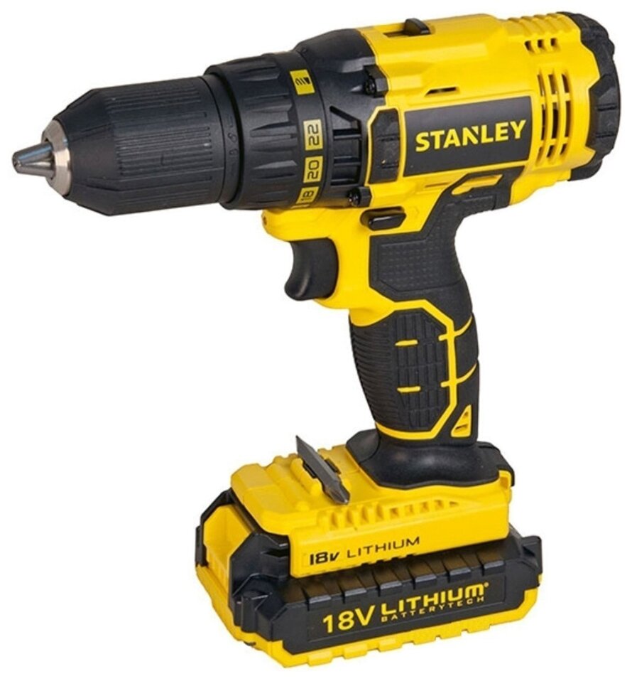 Аккумуляторная дрель-шуруповерт STANLEY SCD201D2K