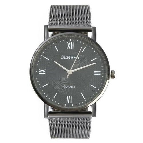 фото Часы наручные женские geneva, d=4.1 см, ремешок металл 22.5 см