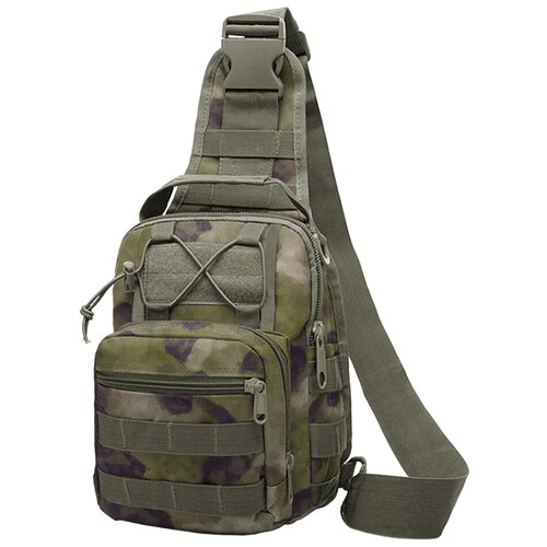 фото Сумка кросс-боди snoburg, зеленый, бежевый