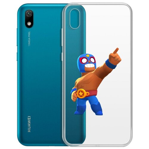 Чехол-накладка Clear Case Brawl Stars-Эль Примо для Huawei Y5 (2019)/Honor 8S/8S Prime чехол накладка clear case brawl stars плохиш базз для huawei y5 2019 honor 8s 8s prime