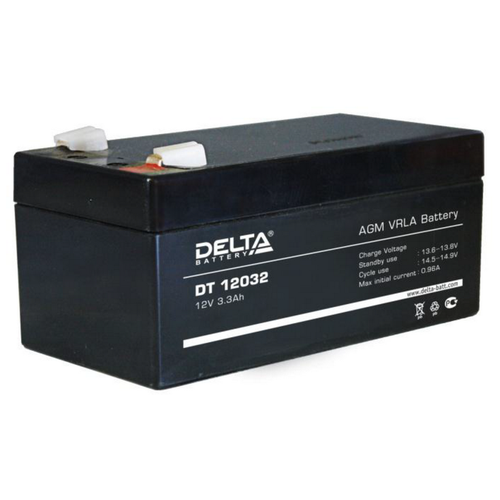 Аккумулятор свинцово-кислотный Delta DT 12032 12V 3.2Ah (1/10)