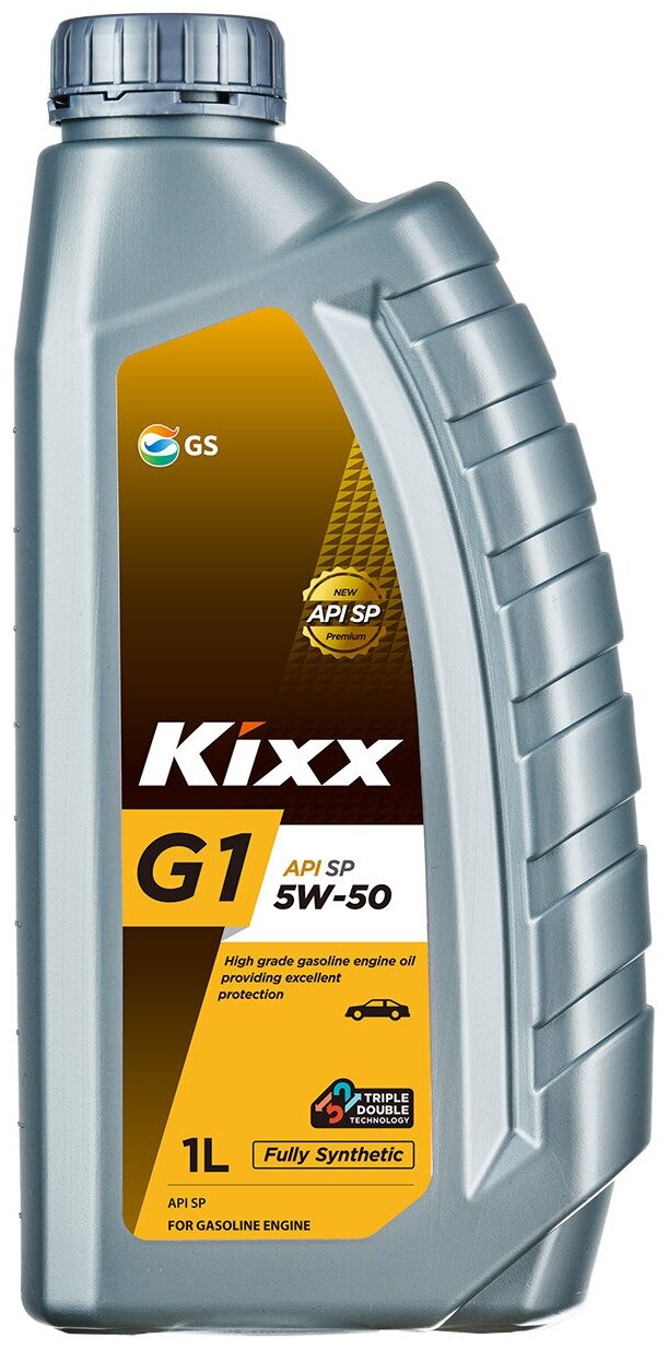 масло моторное kixx g1 sp 5w-50 синтетическое 1 л l2155al1e1
