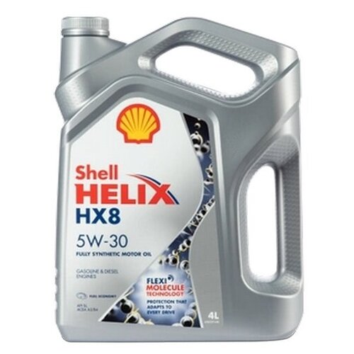 фото Масло моторное shell helix hx8 synthetic 5w-30 4l
