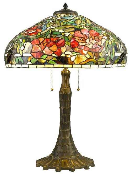 Светильник VELANTE в стиле Tiffany настольный 868-804-03