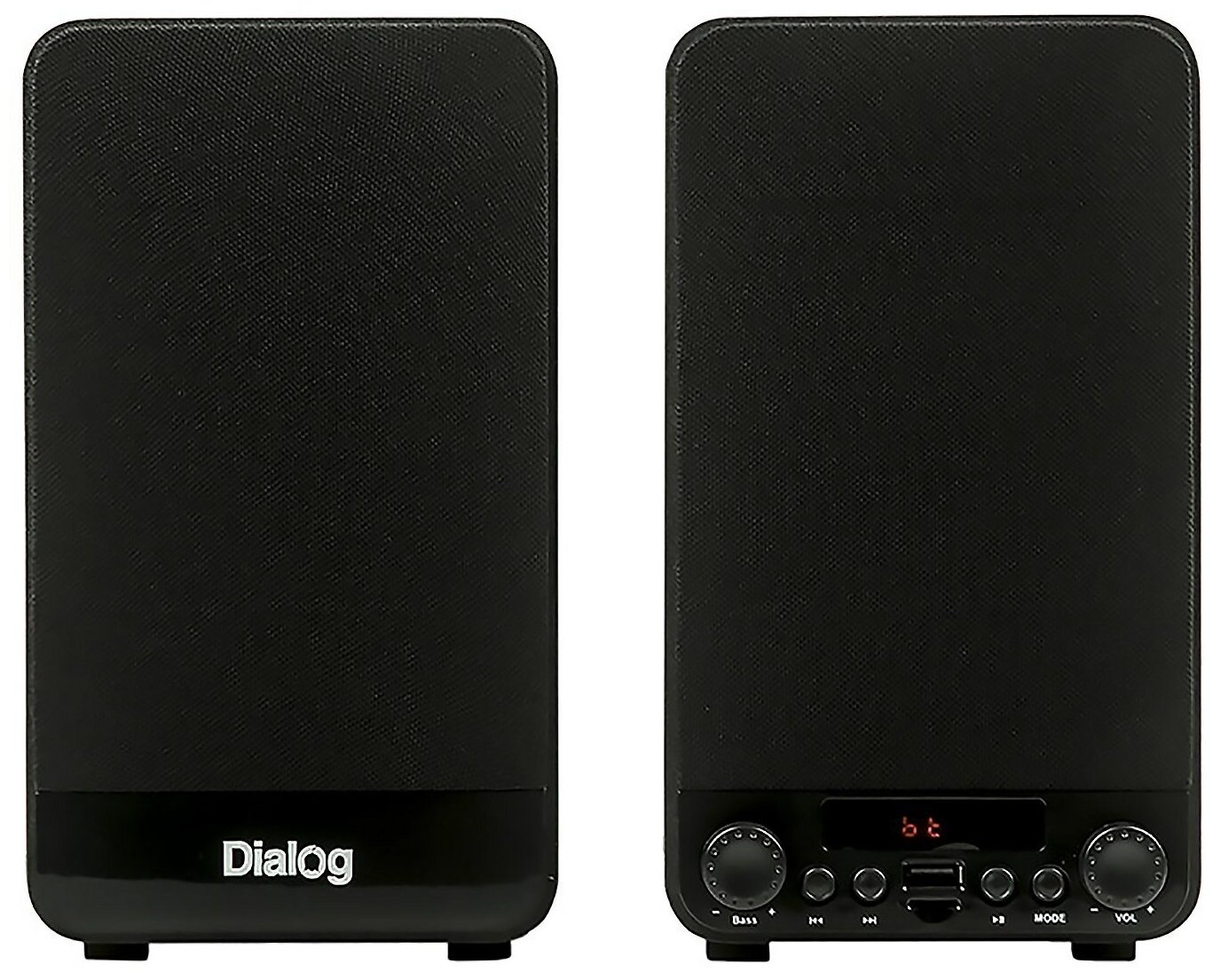 Dialog Jazz AJ-13 BLACK (2.0, 2*15W RMS, Bluetooth, USB+microSD reader)