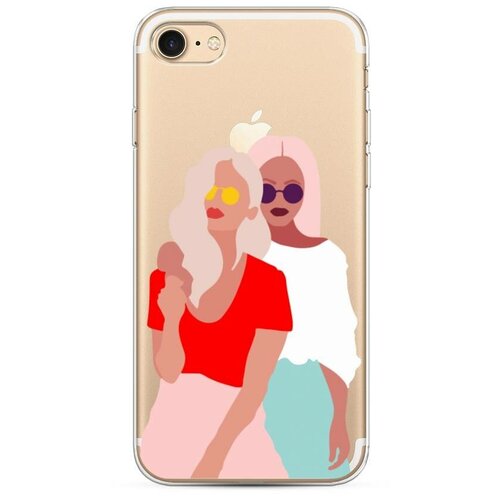 фото Силиконовый чехол "девушки компьютерная графика" на apple iphone 7 / айфон 7 case place