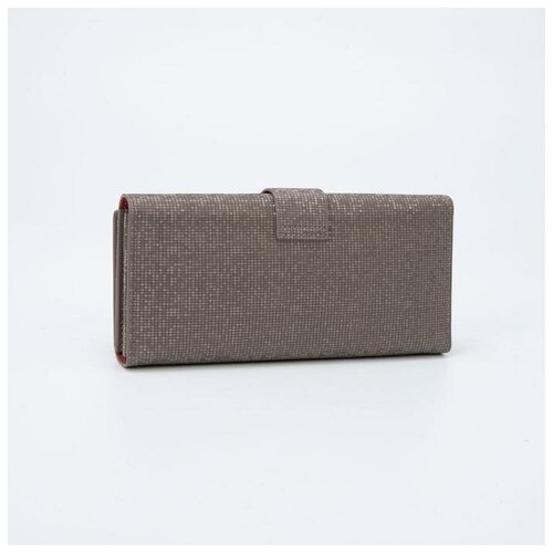 фото Кошелёк на магните, цвет серый