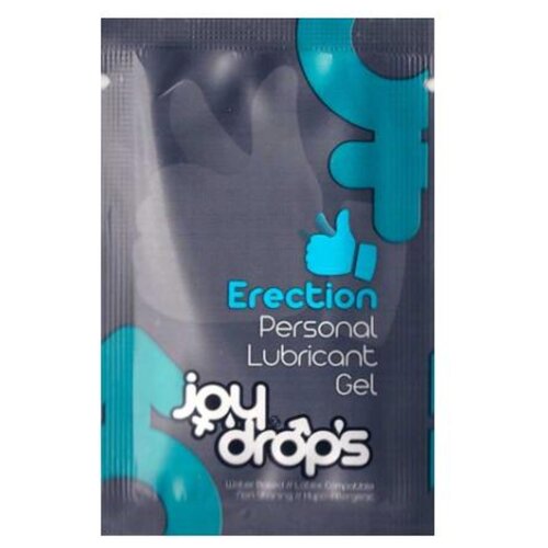 Гель-смазка JOYDROPS Erection, 5 г, 5 мл, 1 шт. гель смазка joydrops erection 70 г 50 мл 1 шт