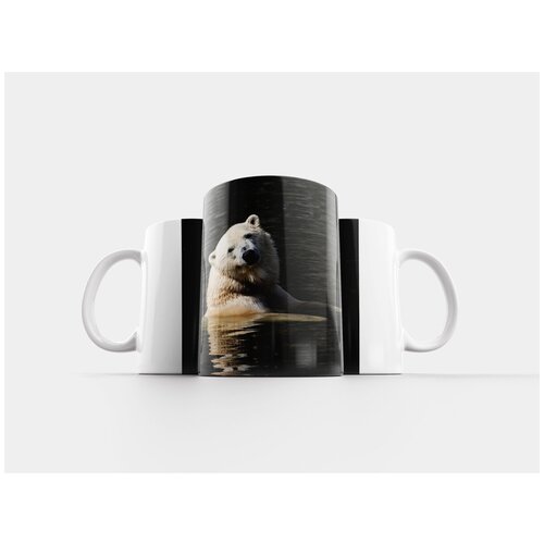 фото Кружка "icebear, млекопитающее, хищник" 320 мл lotsprints