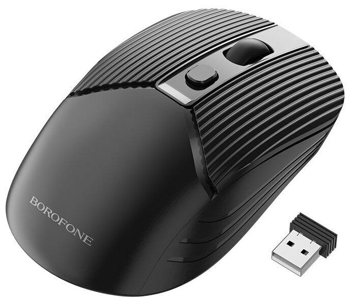 Беспроводная мышь BOROFONE BG5 2.4G business wireless компьютерная Белая