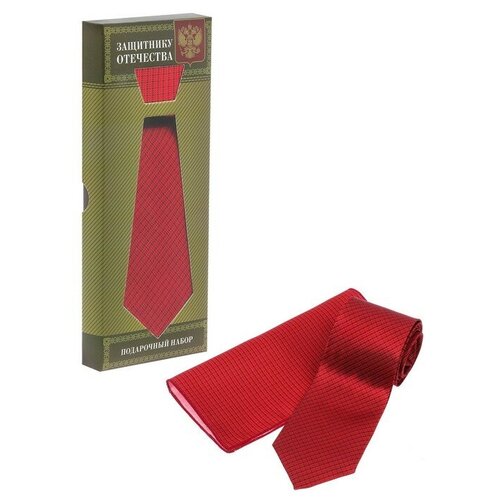 фото Подарочный набор: галстук и платок "защитнику отечества" нет бренда