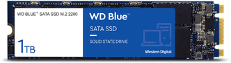 Твердотельный накопитель Western Digital WD Blue SATA 1000 ГБ M.2 WDS100T2B0B