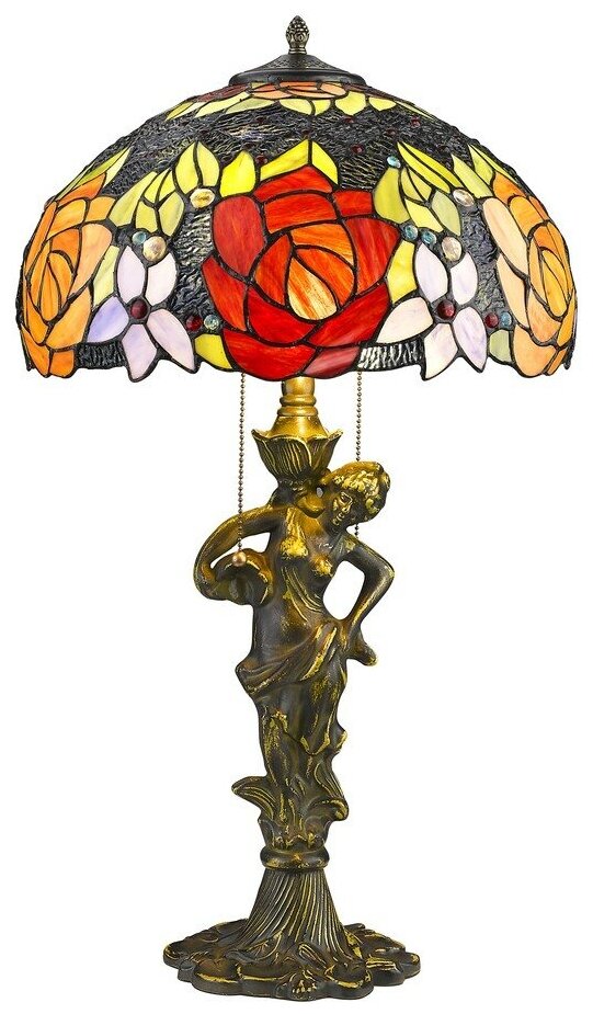Настольная лампа Velante 828 828-804-02, E27, кол-во ламп:2шт, Разноцветные