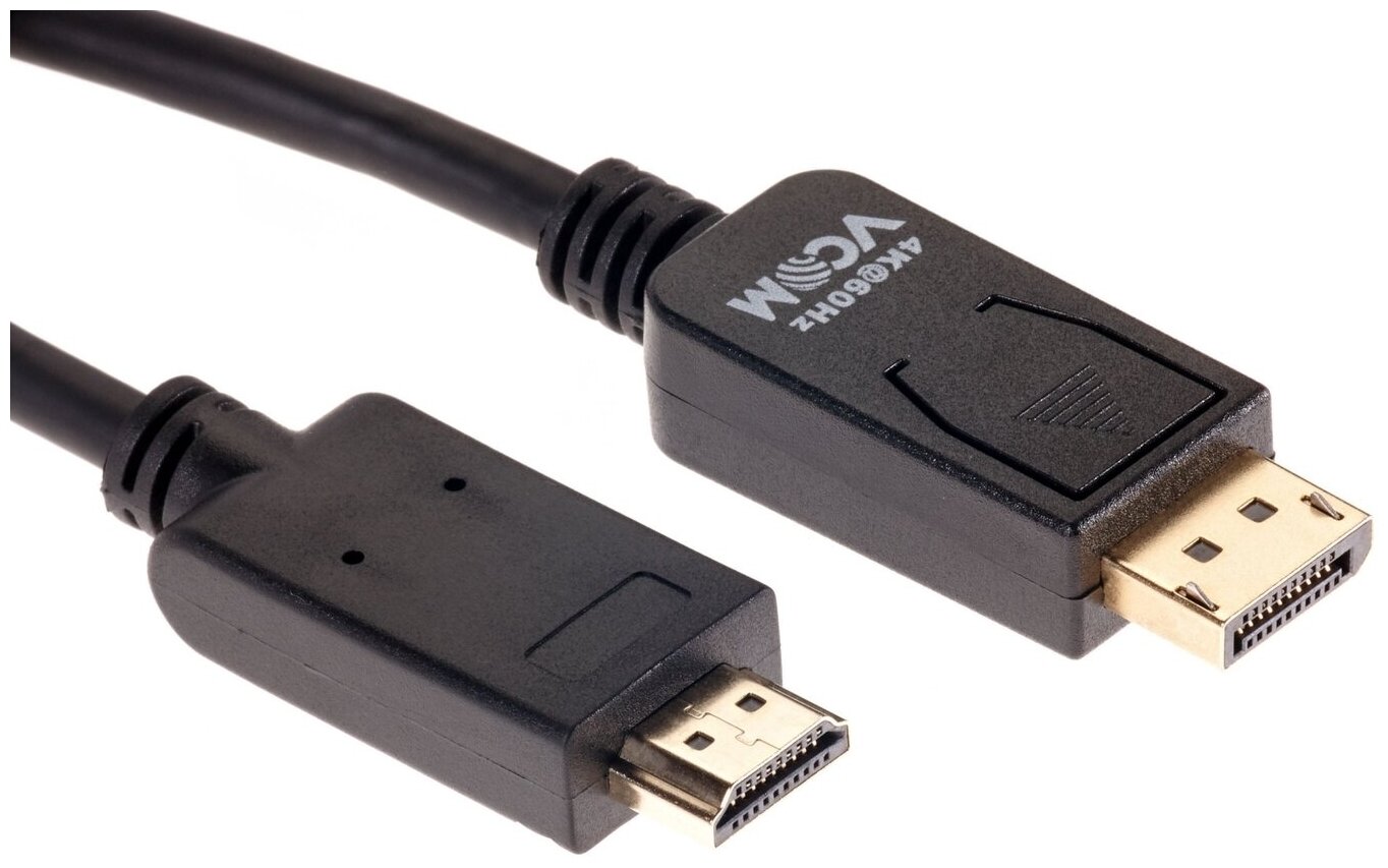 Кабель DisplayPort (M) - HDMI (M) 1.8м VCOM (CG609-1.8M)