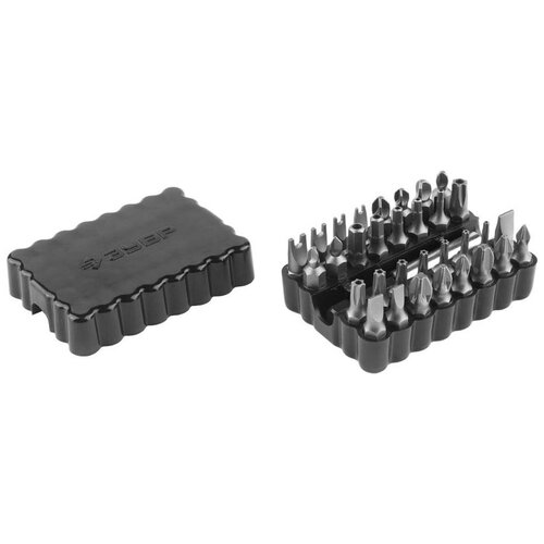 Набор специальных бит ЗУБР с магнитным адаптером 33 шт. 26046-H33 33 шт набор бит с магнитным адаптером 26085 h33